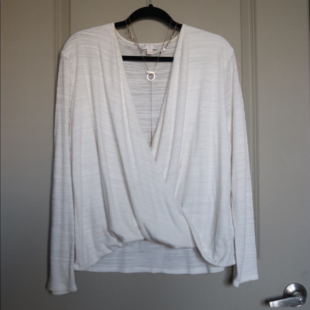 White Long Sleeve Blouse